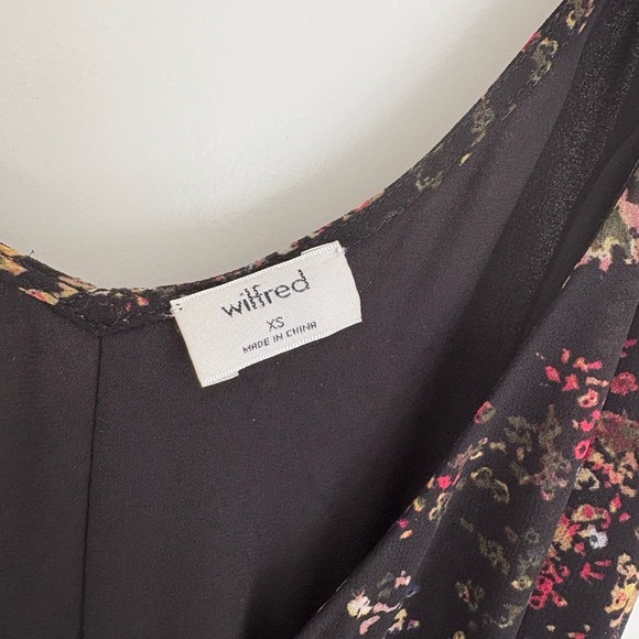 Aritzia Wilfred Beaune Pleated Wrap Midi Dress size XS - Picture 11 of 13